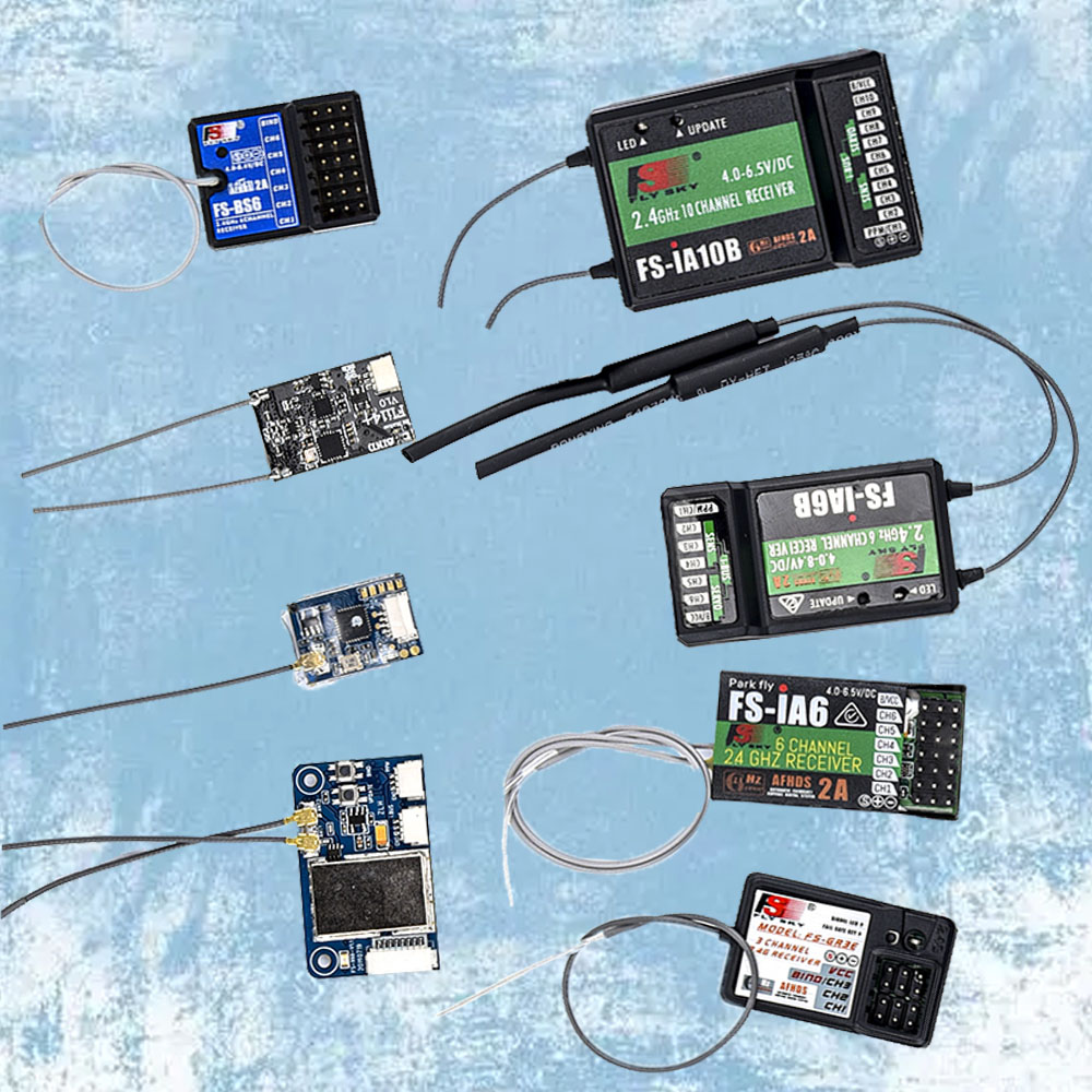 Drone Rc Parts - جهاز استقبال Flysky RC طراز FS-IA6