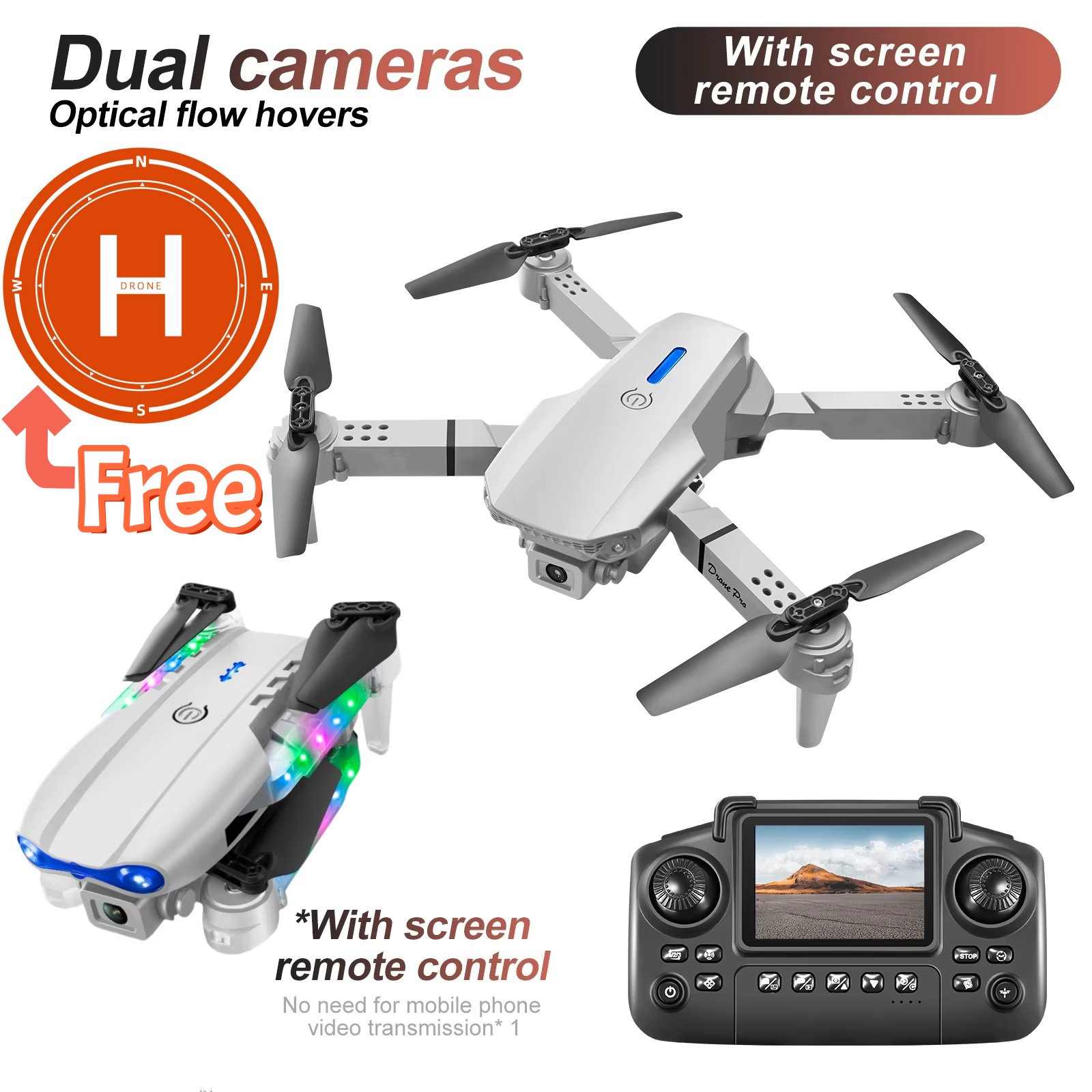Drone Rc E99 K3 - طائرة بدون طيار صغيرة E88 E99