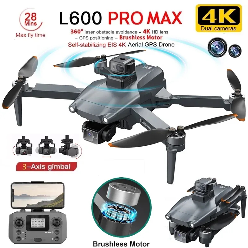 Drone Rc Explorer - L600 PRO MAX GPS الطائرة بدون