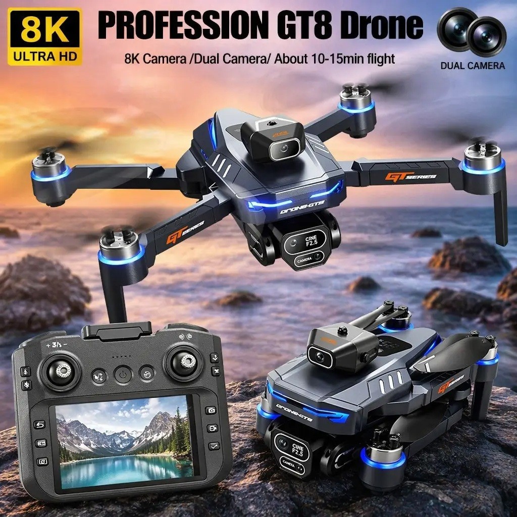 Drone Gt8 Rc - طائرة بدون طيار GT8 4K مع