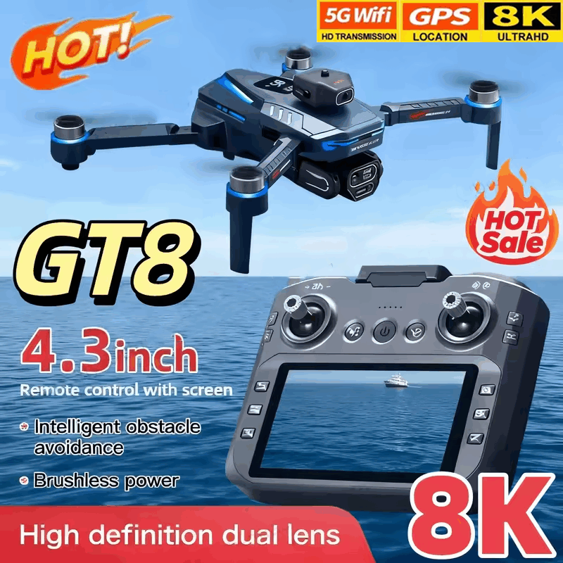 Drone Rc Price - طائرة GT8 بدون طيار بكاميرا 8K