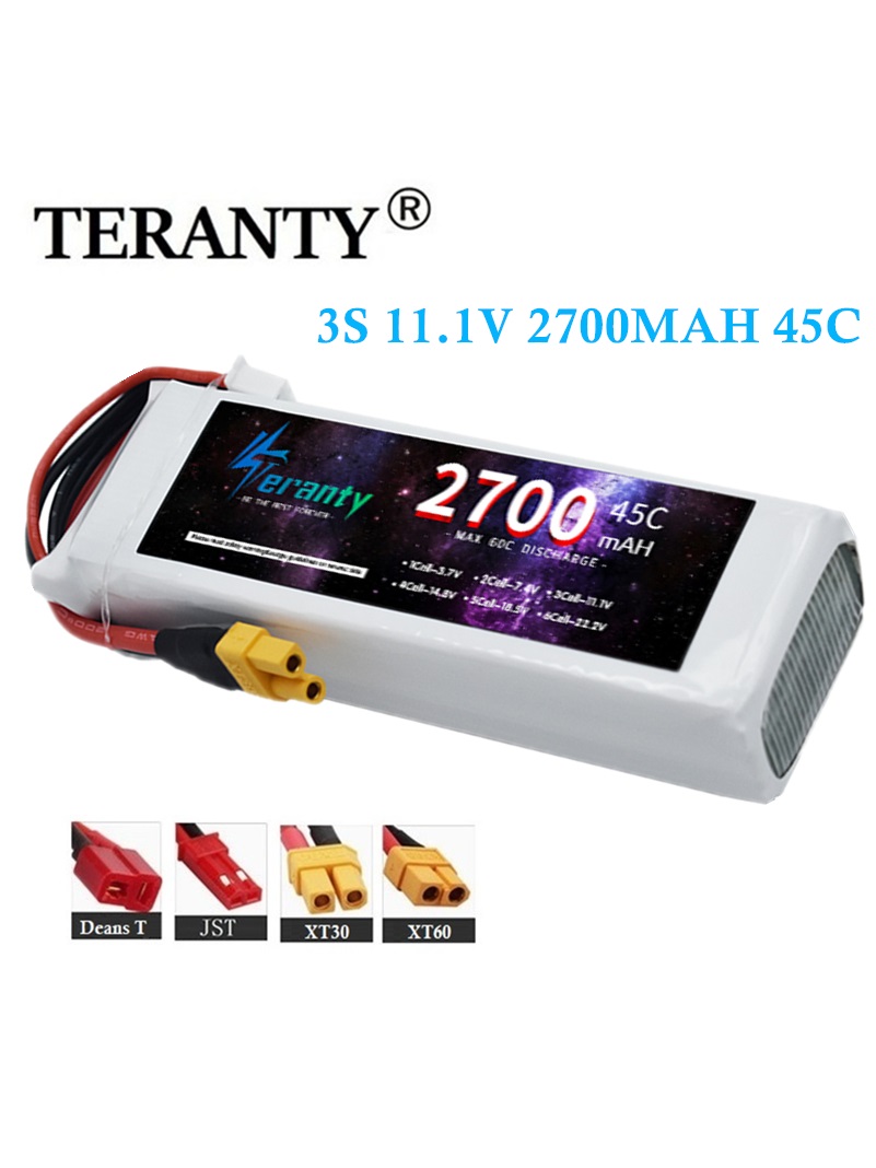 Drone Avion Rc - TERANTY 2700 MAH 45C 3S بطارية