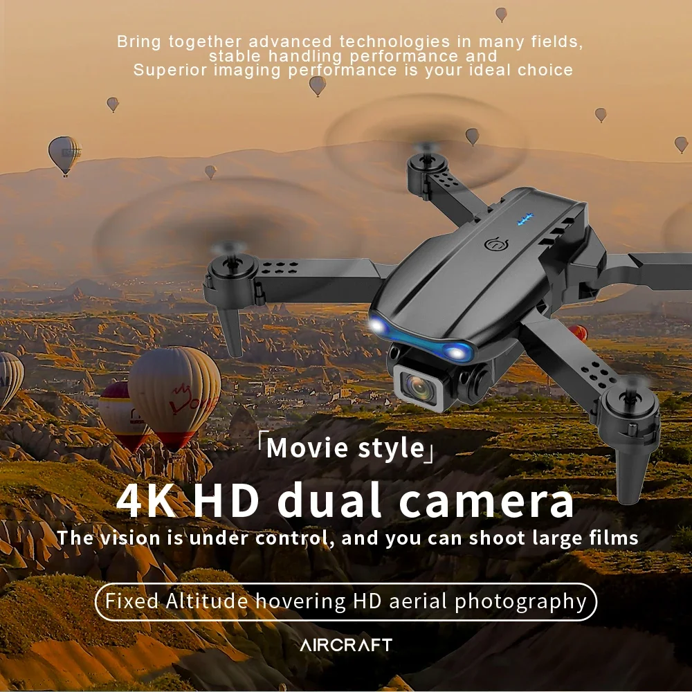 Drone Rc E99 K3 - طائرة بدون طيار صغيرة GISAEV E99