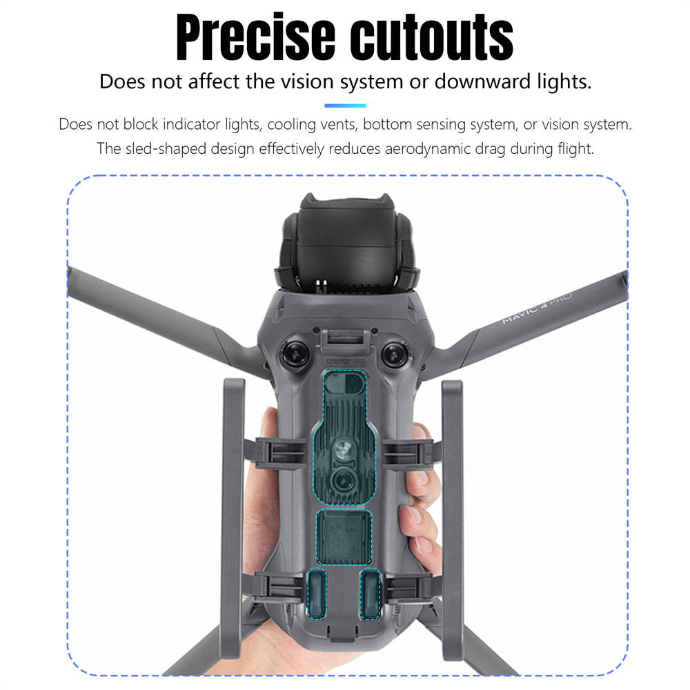 معدات الهبوط STARTRC لطائرة DJ - مراجعة Drone Rcfpvpro وسعره