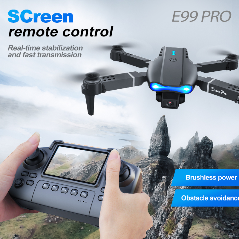 طائرة بدون طيار ZNLYRION RC مع - مراجعة Drone Rc E99 K3 وسعره
