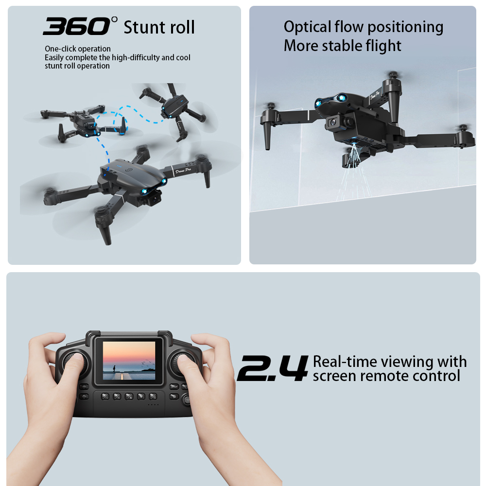 طائرة بدون طيار ZNLYRION RC مع - مراجعة Drone Rc E99 K3 وسعره