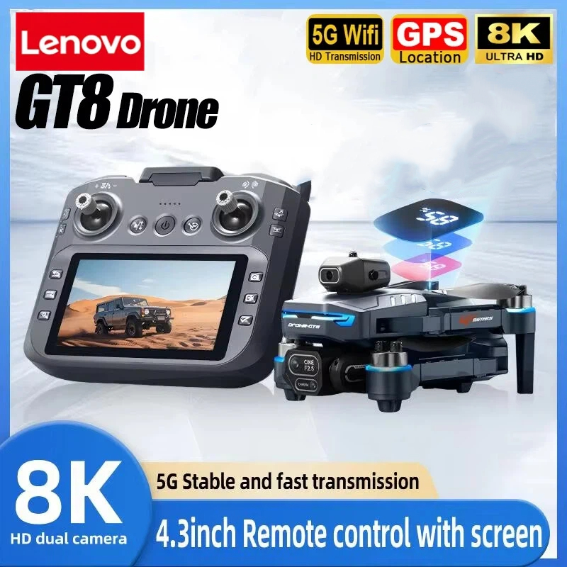 Lenovo GT8 8K Drone Profession - مراجعة Drone Gt8 Rc وسعره