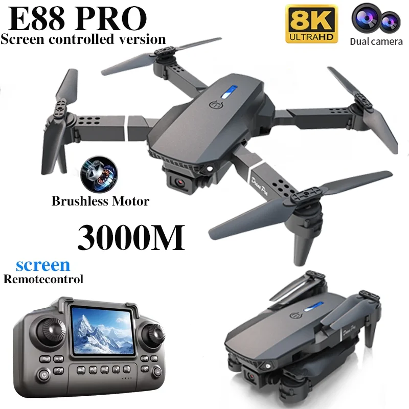 طائرة بدون طيار احترافية E88 P - مراجعة Drone Rc Explorer وسعره