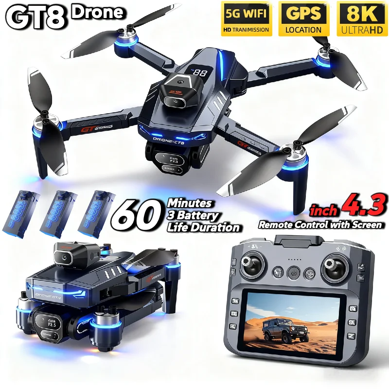 حار ل LSRC GT8 الطائرة بدون طي - مراجعة Drone Gt8 Rc وسعره
