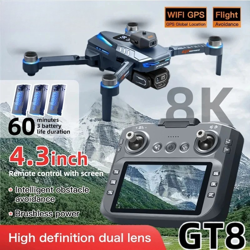 طائرة بدون طيار GT8 الأصلية بد - مراجعة Drone Gt8 Rc وسعره