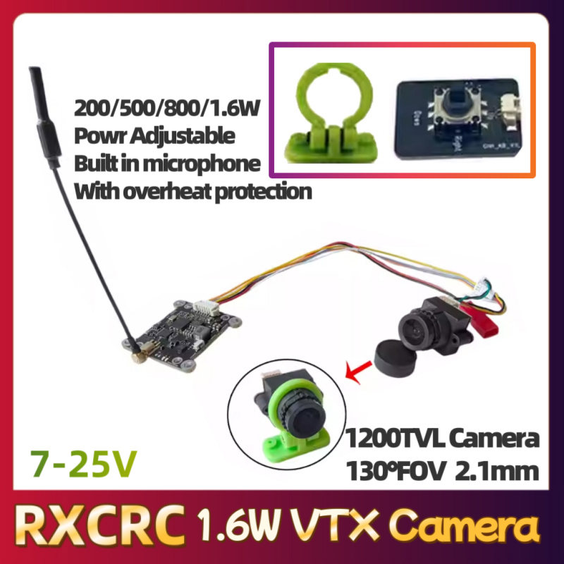 RXCRC 5.8G وحدة 48CH 1.6W VTX  - مراجعة Rc Airplane Drone وسعره