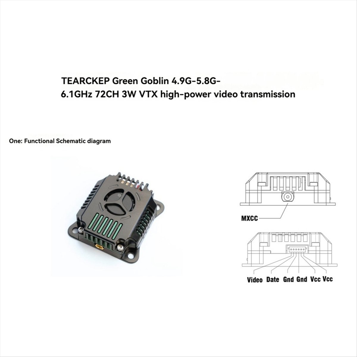 جهاز إرسال فيديو تناظري FPV بت - مراجعة Analog Fpv Transmitter وسعره