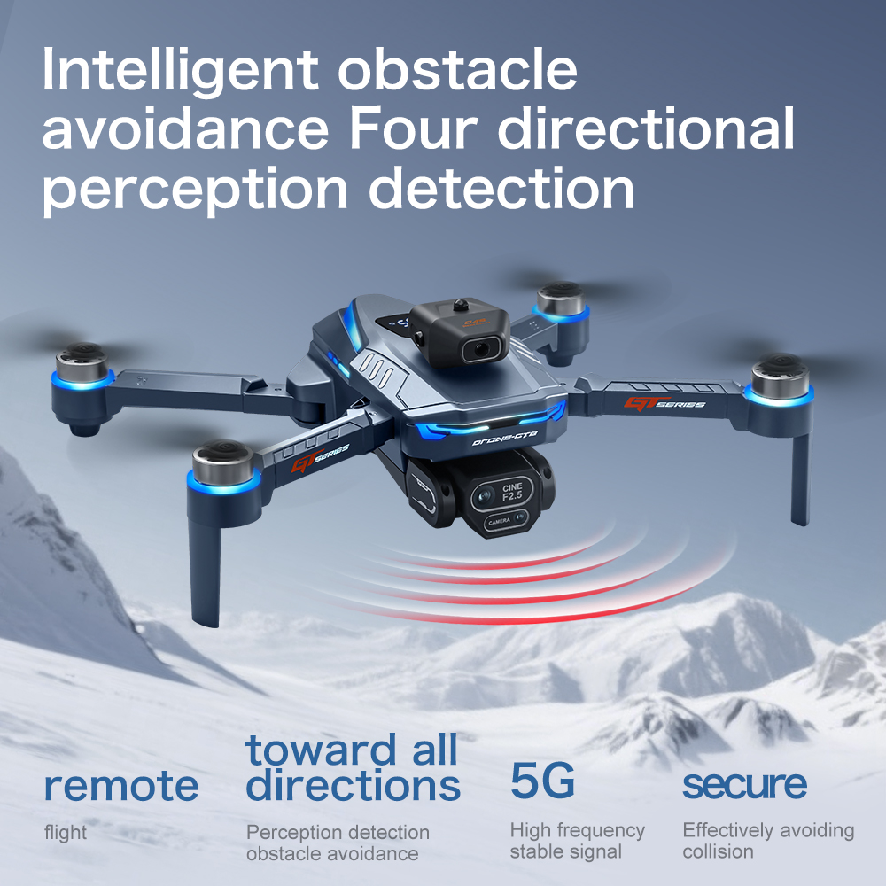 طائرة بدون طيار جديدة 4K HD GT - مراجعة Drone Gt8 Rc وسعره