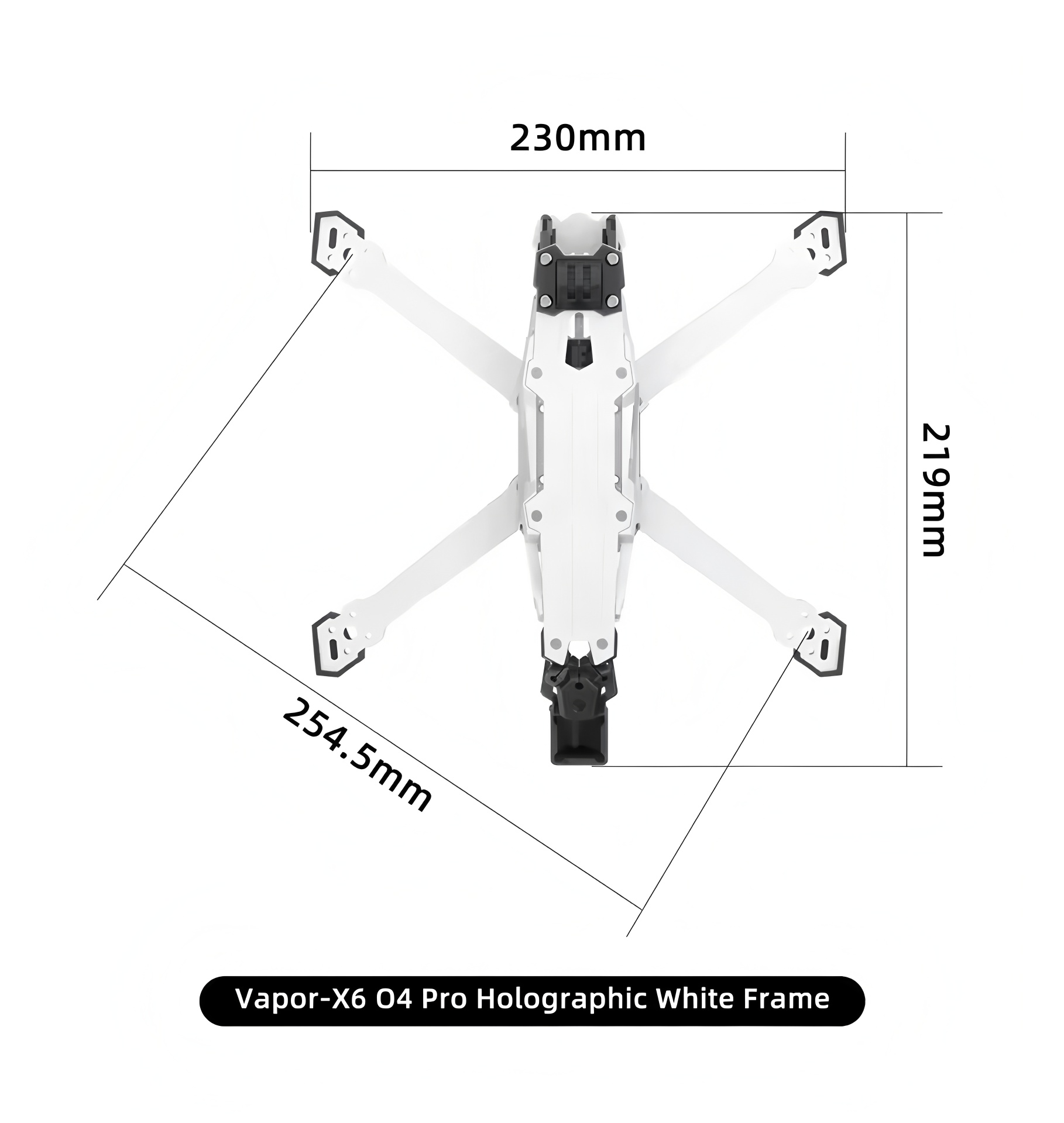 إطار GEPRC Vapor D5/x5/x6 O4 P - مراجعة Drone Rc Parts وسعره
