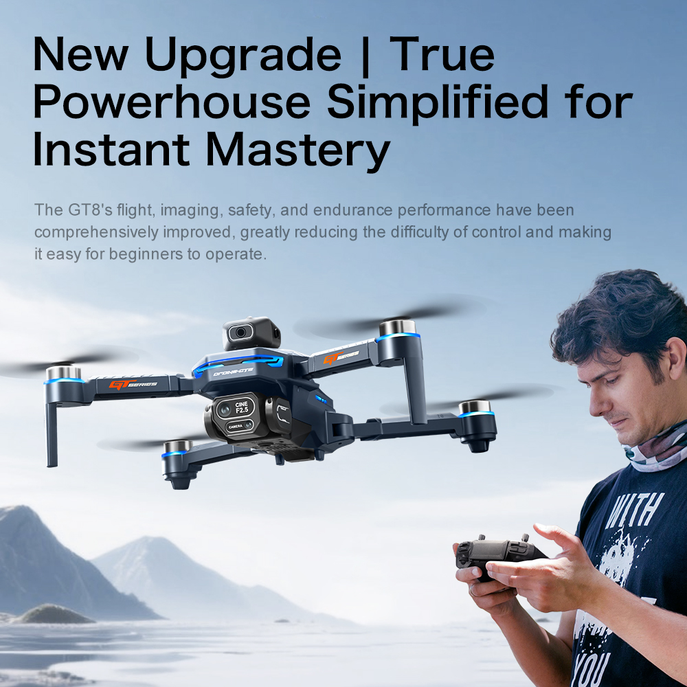 طائرة بدون طيار GT8 الأصلية بك - مراجعة Drone Gt8 Rc وسعره