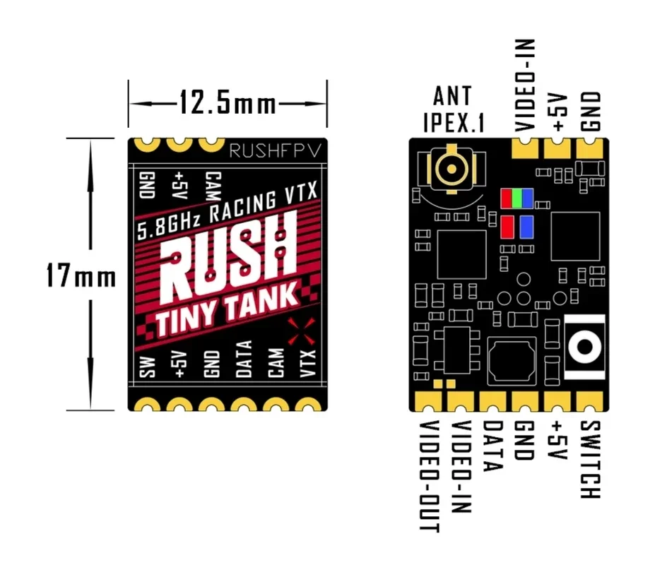 جهاز إرسال فيديو FPV تناظري RU - مراجعة Analog Fpv Transmitter وسعره