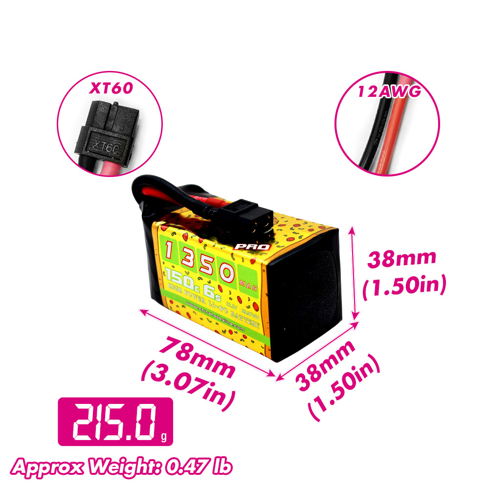 بطاريتان CNHL 6S 22.2V ليثيوم  - مراجعة Drone Rc Link وسعره