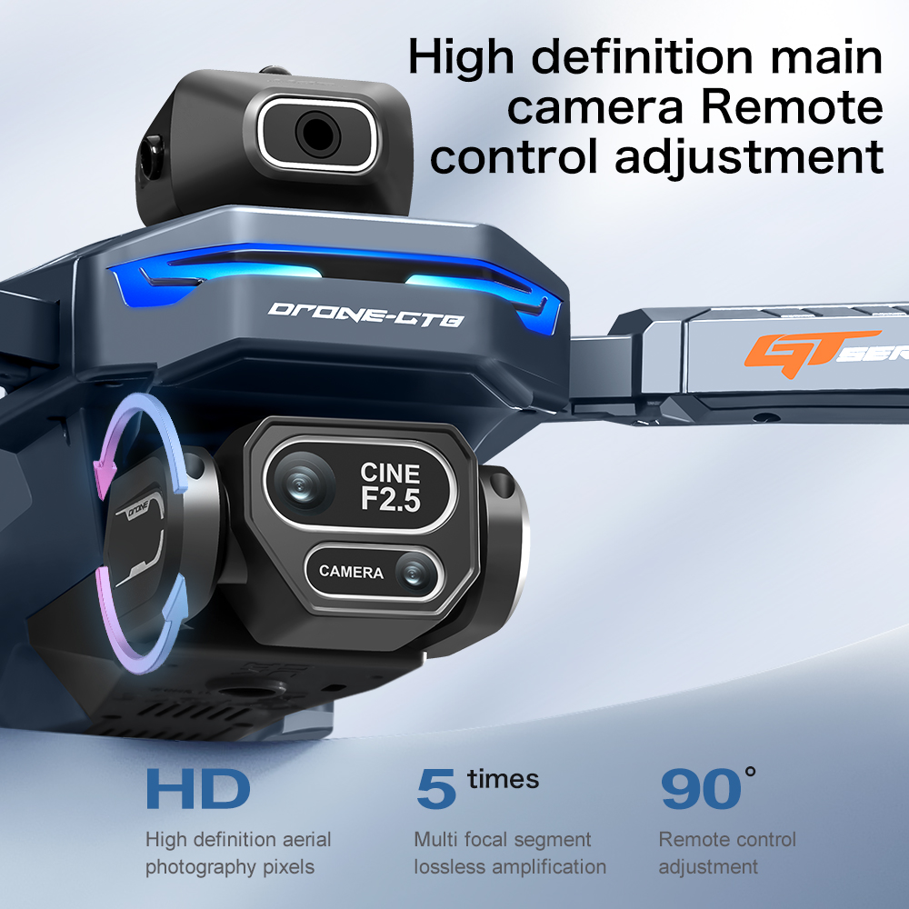 طائرة بدون طيار GT8 4K مع وحدة - مراجعة Drone Gt8 Rc وسعره