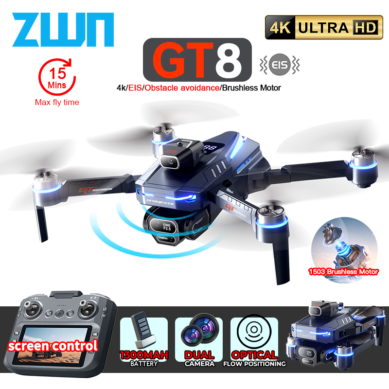 GT8 Mini Drone 4K HD Camera Ae - مراجعة Drone Gt8 Rc وسعره