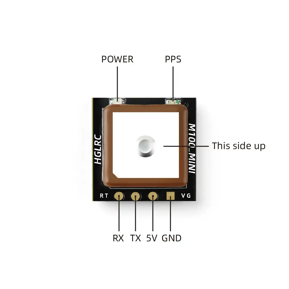 وحدة GPS صغيرة HGLRC M100 M10  - مراجعة Drone Rc Parts وسعره