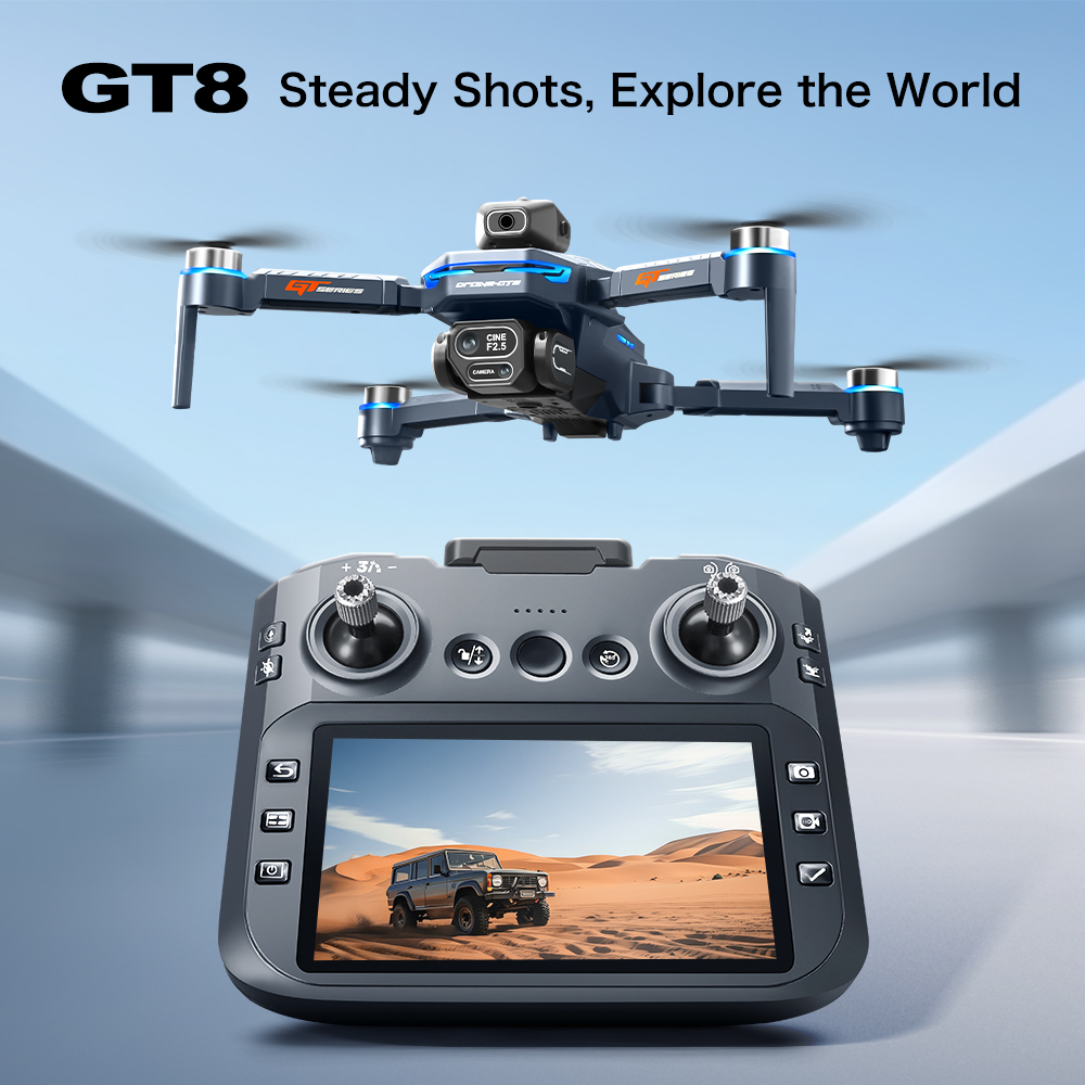 طائرة بدون طيار GT8 الجديدة لع - مراجعة Drone Gt8 Rc وسعره