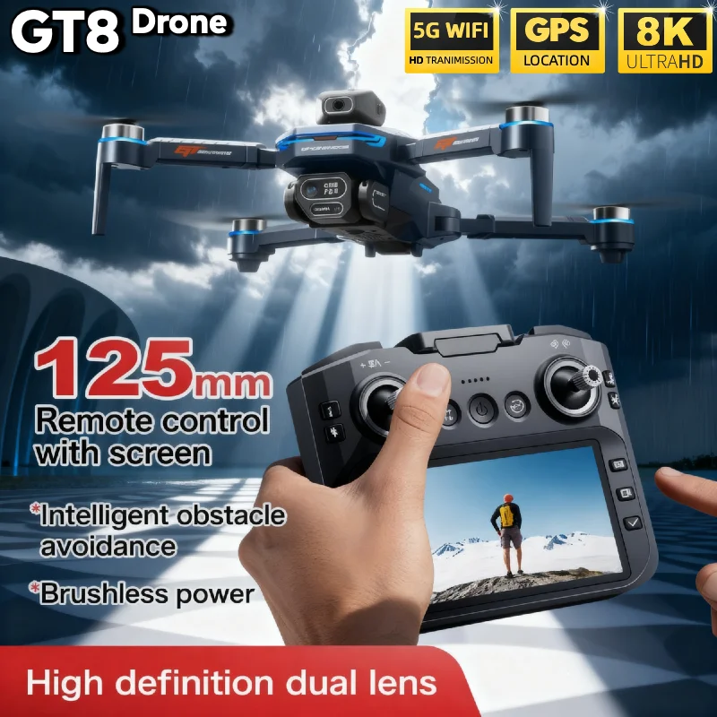 طائرة بدون طيار قابلة للطي LSR - مراجعة Drone Gt8 Rc وسعره