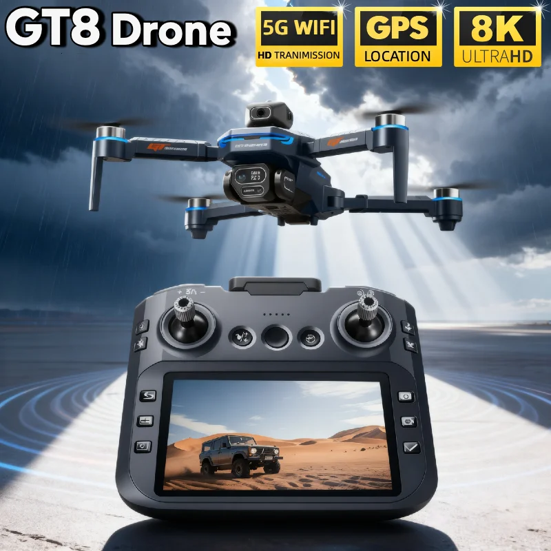 طائرة بدون طيار قابلة للطي LSR - مراجعة Drone Gt8 Rc وسعره